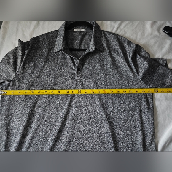 COOLFANDY MENS GREY short Sleeve Golf Polo Shirt Sz XL - Picture 3 of 7